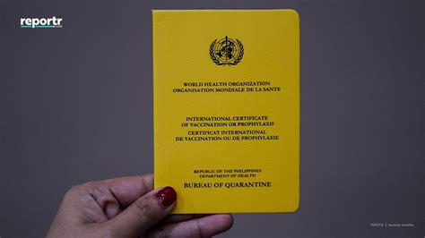 Bureau of Quarantine Yellow Card Application December 2021.